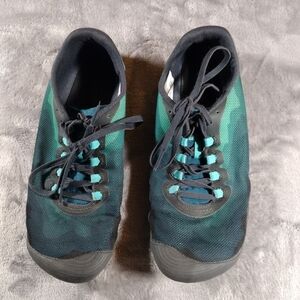 Merrell Vapor Glove 4 Barefoot Running Shoes Womens 9 Teal Blue Minimalist